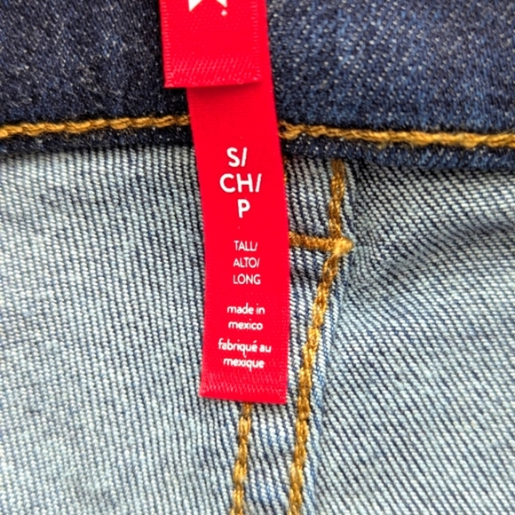 NWT SPANX Women's (Size Tall Small) Midnight Shade Blue Skinny Denim Jeans - Picture 15 of 15